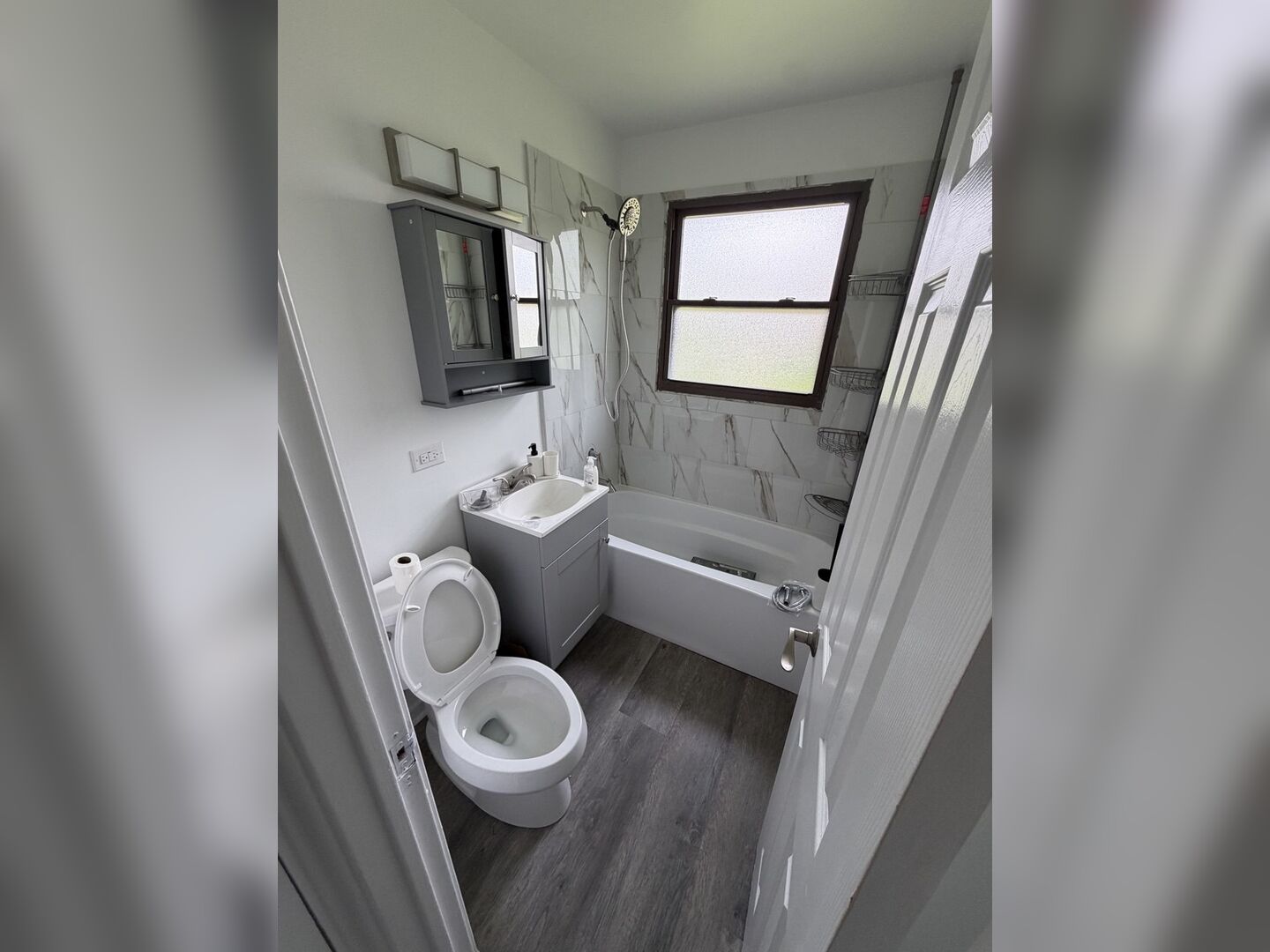Bathroom renovation after