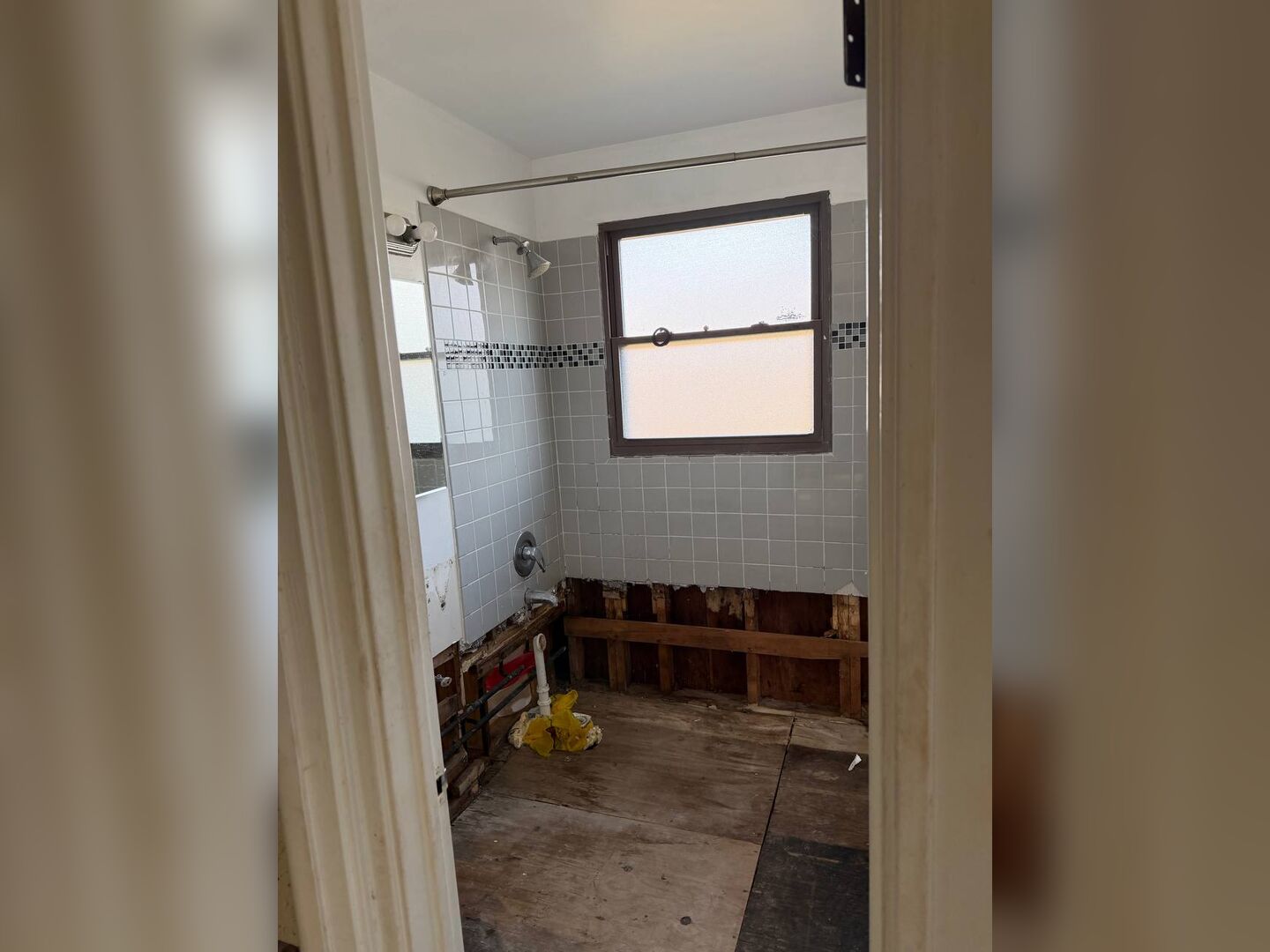 Bathroom renovation before