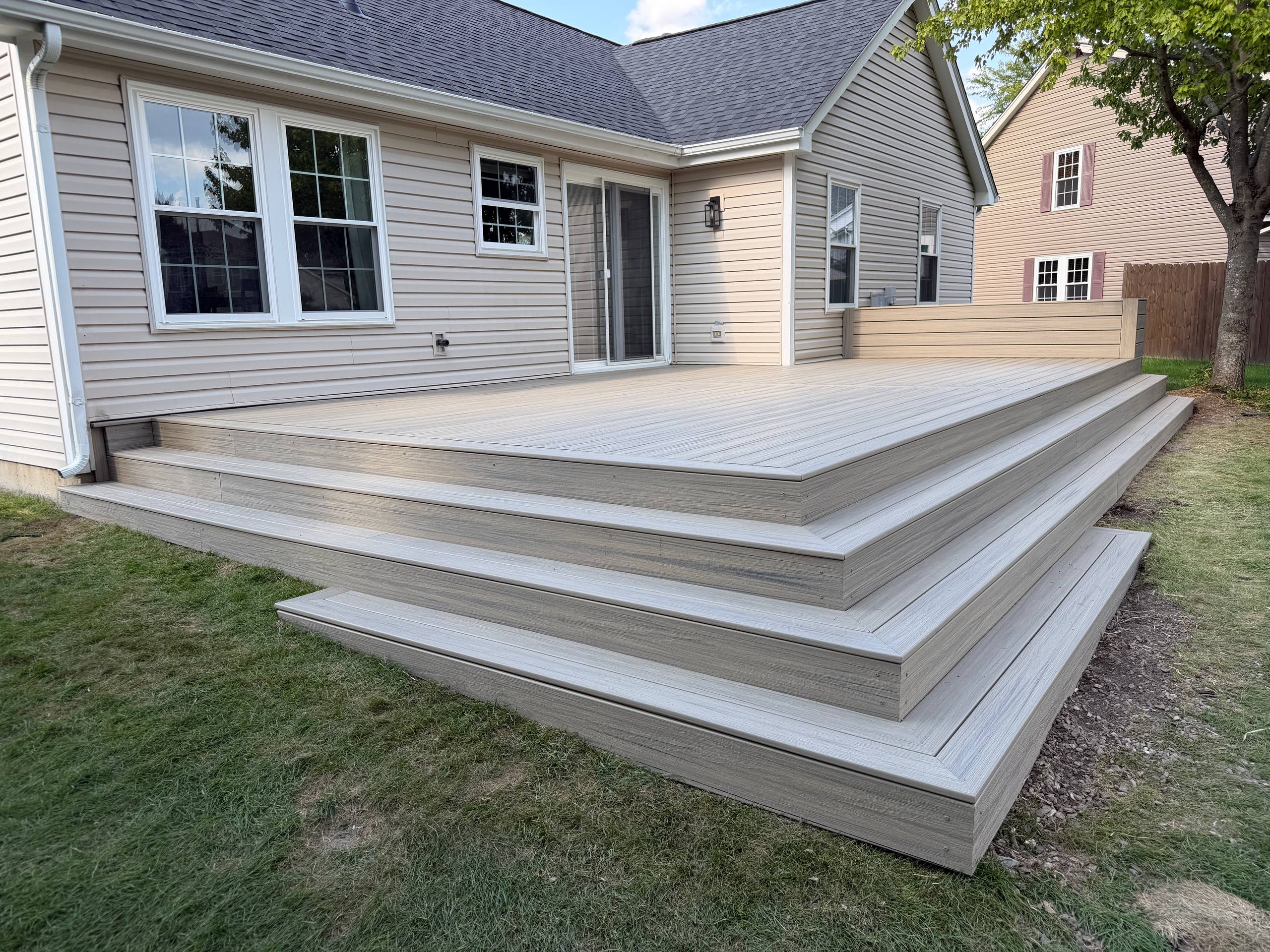 Composite deck rebuild after
