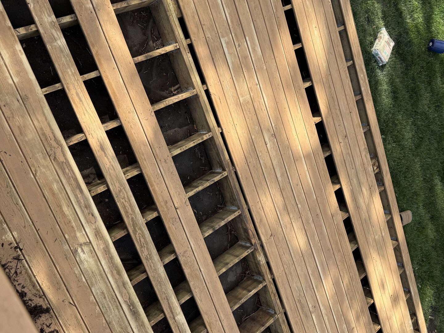 Deck reconstruction & new boards before